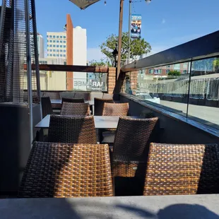 sushi and sashimi, outside