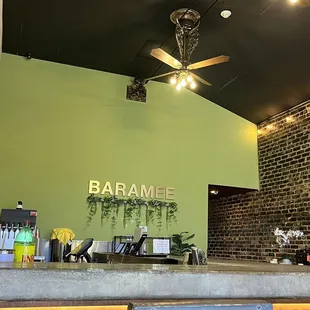 Bar area