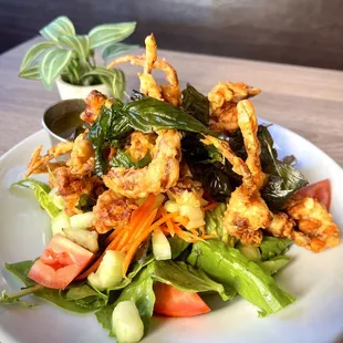 Soft Shell Crab Salad
