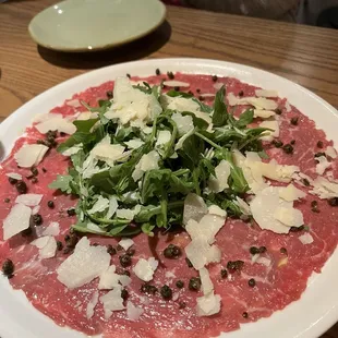 Beef carpaccio