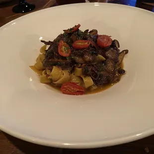 Oxtail Mushroom Papadelle