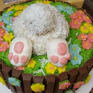 Bunny Butt Cake