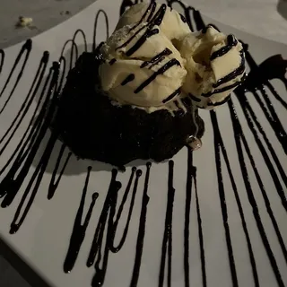 Chocolate Lava Cake, Vanilla Ice Cream