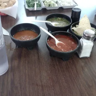 Salsa onion cilantro and limes