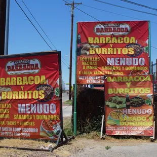 a sign for a mexican restaurant