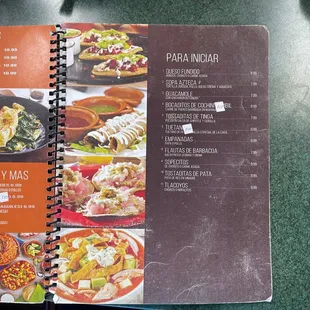 menu, sushi and sashimi