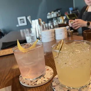 a woman sitting at a bar