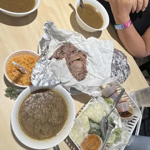a woman sitting at a table