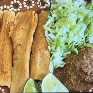Tamales plate