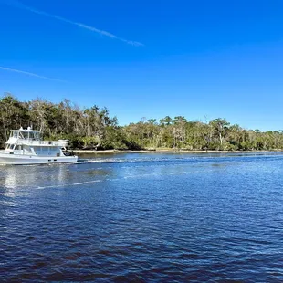 a boat on the water