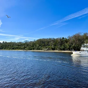 a boat on the water