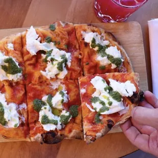 We specializes in Pinsa, an ancient style of Roman pizza