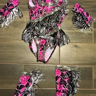 BJ Danz Starz...selected fabric and hand-made team performance outfit