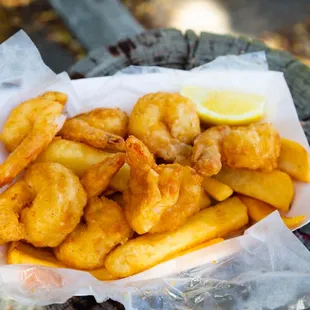 (takeout) fried prawns