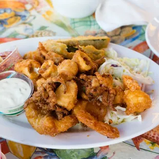 mini fish trap (scallops, calamari, shrimp, etc.)