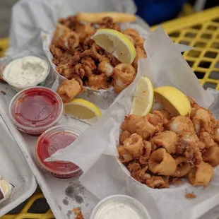 Calamari from the 'Order Togo' booth