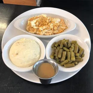 a plate of food