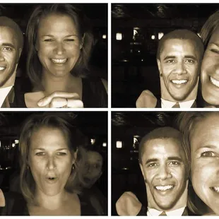 You never know who shows up for a photo opportunity