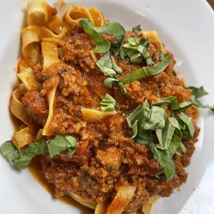 Fettuccine Bolognese