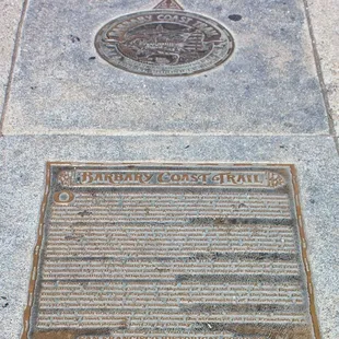 The starting plaque at the Old Mint