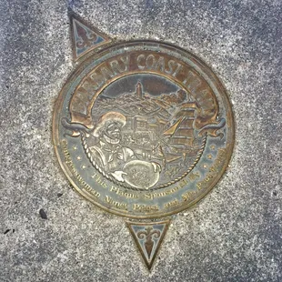 Look for the Medallions through-out The City - Check out who sponsored this one.  Thanks Madame Speaker!