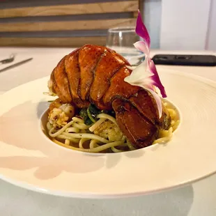 Greek Lobster Linguine