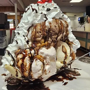 Don't show your kids and just order a banana split and blow their minds!