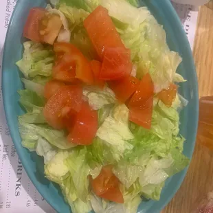 Lettuce and Tomato Salad