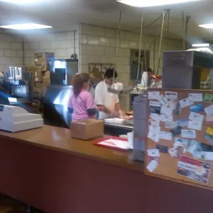 Ordering and assembly area.