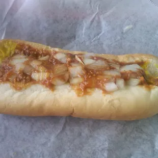 Hot Dog - actually better than it looks, but once was enough.