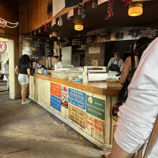 The counter