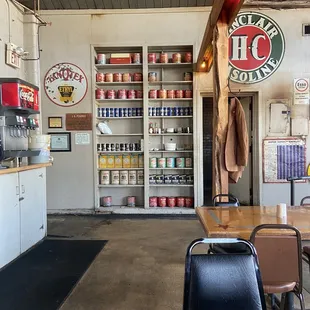 the interior of a restaurant