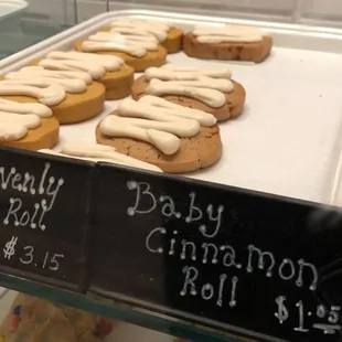 Hallee's Heavenly Cinnamon Roll Cookie.