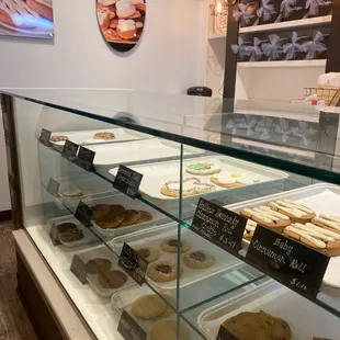 a variety of baked goods