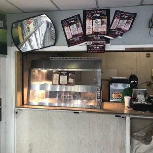 Inside the 76 gas station