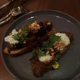 Eggplant Bruschetta