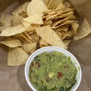 Chip and Side of Guacamole