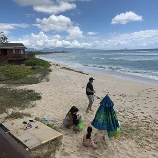 Enjoying some fun in the sun and sand