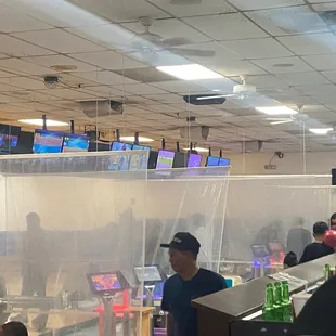 Now their groups showed up. We could have bowled our 2 games and left by this time.