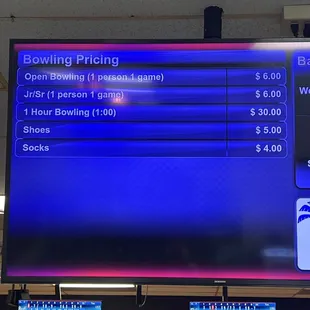 Bowling Prices