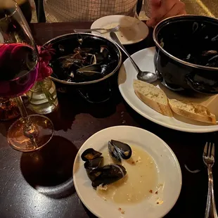 Steamed Mussels