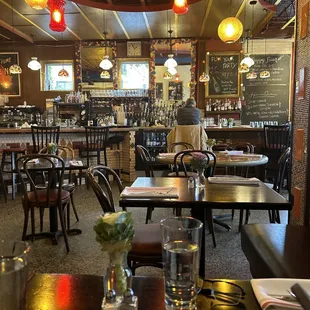 Bar and restaurant area.