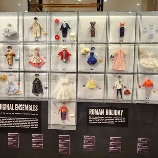 Barbie outfits during the original release