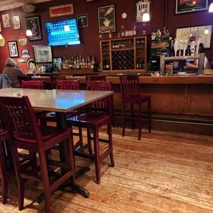 a man sitting at the bar