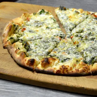 Spinach and Cheese flatbread