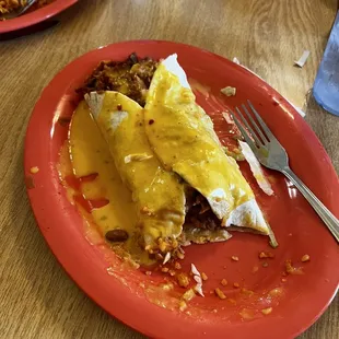 Barbosa's chicken burrito