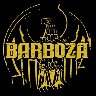 an eagle with the word barboza on it