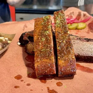 ribs, food