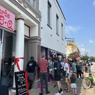 Line on opening day