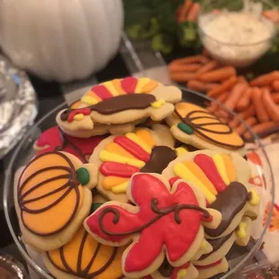 Thanksgiving sugar cookies